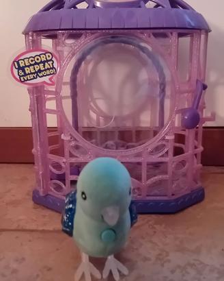 Uccellino interattivo con gabbia Little Live Pets