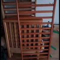 Lettino bimbi con sbarre e cassetto