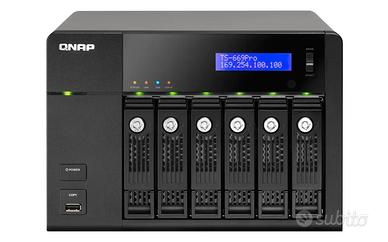 NAS QNAP TS-669 PRO + 2x8Tb WD RED + 3 HDD