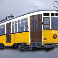 Tram Serie 1500 di ATM Modellino in terracotta