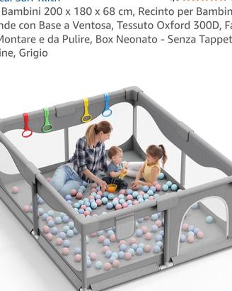 Recinto/box per bambini 200x180x68