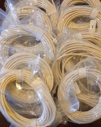 Stock 10 cavi ethernet CAT5e da 10 mt.