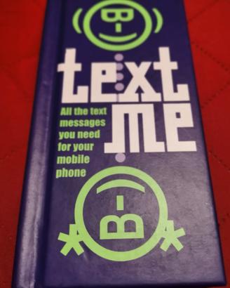 in English "TEXT ME"- abbreviazioni di messaggi i