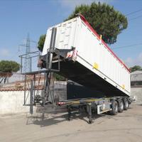 Semirimorchio chiavetta portacontainer ribaltabile