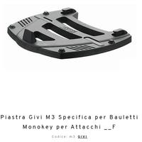Piastra GIVI per bauletti 
