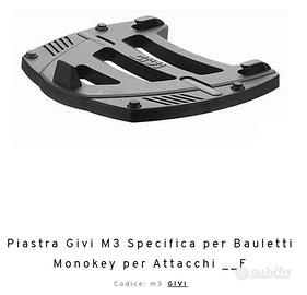 Piastra GIVI per bauletti 