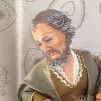 Pastore presepe tipo napoletano in gesso antico al