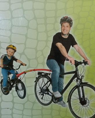 Barra traino bici bambino