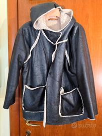 Giacca effetto pelle con interno teddy – T.D.D.