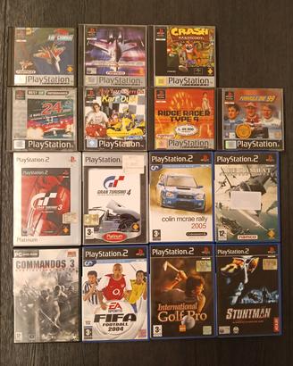 giochi PS1 PS2 originali