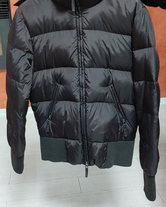 giubbotto piumino con cappuccio staccabile