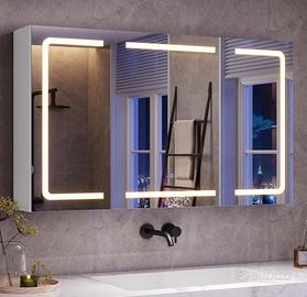 Specchiera contenitore bagno