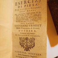 libri antichi 1745