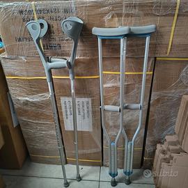 Stampelle Ortopediche Regolabili in Alluminio