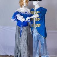 Costume di coppia GUARDIA E DAMIGELLA