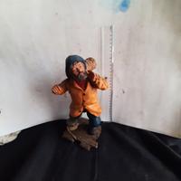 statuetta in resina marinaio