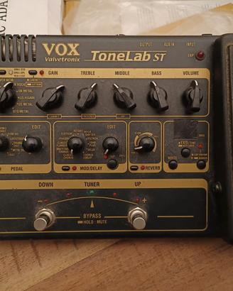 Pedaliera Multieffetto Valvolare VOX ToneLab ST
