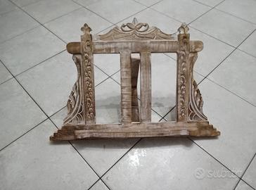 leggio da tavolo in legno 