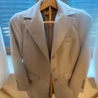 Cappotto elegante conbipel nuovo beige 46