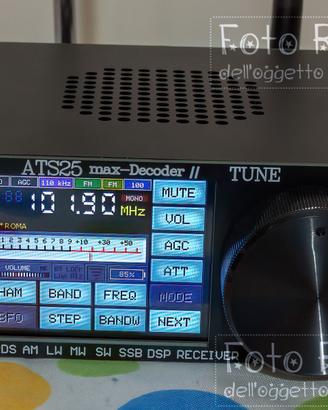 Radio ATS25 Max Decoder II  AM SW SSB OL OM FM RDS