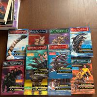 Lotto romanzi per ragazzi “Animorphs” con adesivi