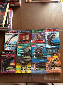 Lotto romanzi per ragazzi “Animorphs” con adesivi