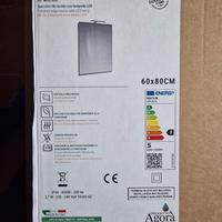 specchio da bagno 60x80 con lampada led