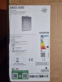 specchio da bagno 60x80 con lampada led
