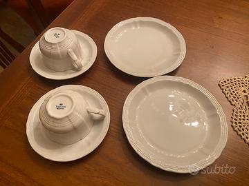 Set 2 tazze da the TOGNANA con piatto dolce