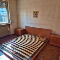 Camera matrimoniale in legno completa