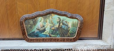 Capezzale Sacra Famiglia – Stampa cromolitografica