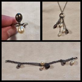 Parure Morellato, anello, bracciale, collana.