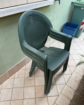 4 Sedie da giardino