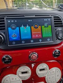 Autoradio fiat 500 dal 2009 android schermo 7"