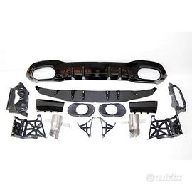 Diffusore Posteriore Mercedes V177 Look AMG A35 4 