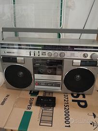 radio anni 80 vintage aiwua 