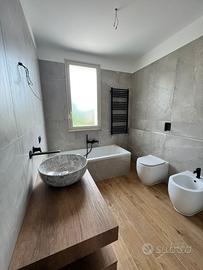 Mobile top legno per bagno sottolavabo