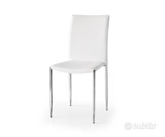 SEDIA BIANCA ECOPELLE