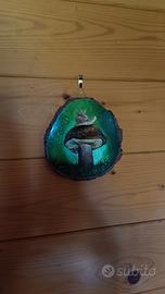 Dipinto su Legno - Luce nel Sottobosco 