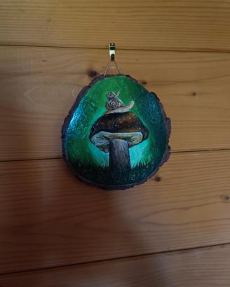 Dipinto su Legno - Luce nel Sottobosco 