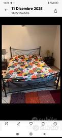 letto in ferro battuto Matrim. con materasso