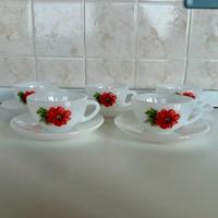 Set 5 Tazze Arcopal France Vintage - Anemone