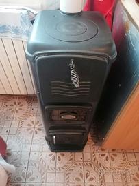 stufa a legna 40x40x100cm 