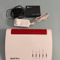 fritzbox 7590 + Media converter X fibra ottica
