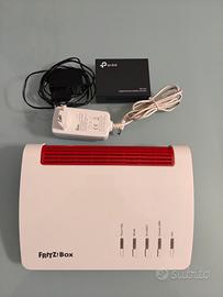 fritzbox 7590 + Media converter X fibra ottica
