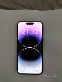 iphone 14 pro 128 gb con cover e carica rapida