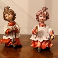 Coppia Chierichetti Capodimonte - Firma Rori