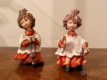 Coppia Chierichetti Capodimonte - Firma Rori