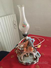 Vecchia lampada in ceramica anni 60