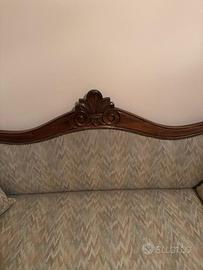 Divanette legno, vintage,